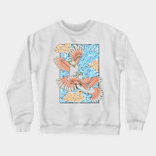 Bird battle Crewneck Sweatshirt